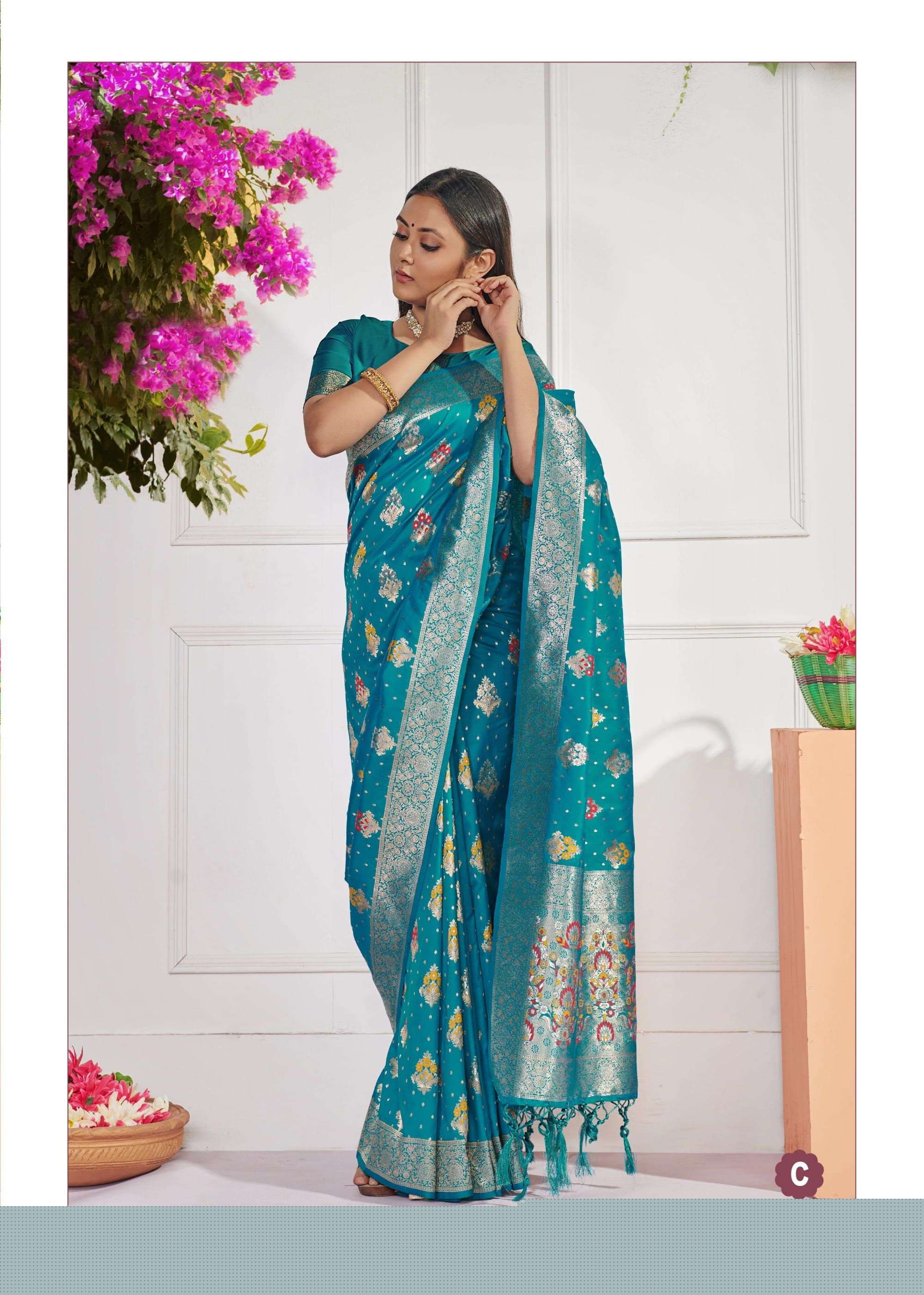 RAJYOG SILK BY SHANGRILA A TO F SERIES INDIAN TRADITIONAL WEAR COLLECTION BEAUTIFUL STYLISH FANCY COLORFUL PARTY WEAR & OCCASIONAL WEAR SOFT SILK SAREES AT WHOLESALE PRICE