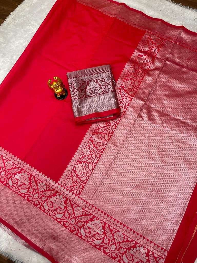 SHUBH-371 BY FASHID WHOLESALE INDIAN TRADITIONAL WEAR COLLECTION BEAUTIFUL STYLISH FANCY COLORFUL PARTY WEAR & OCCASIONAL WEAR LICHI SILK SAREES AT WHOLESALE PRICE