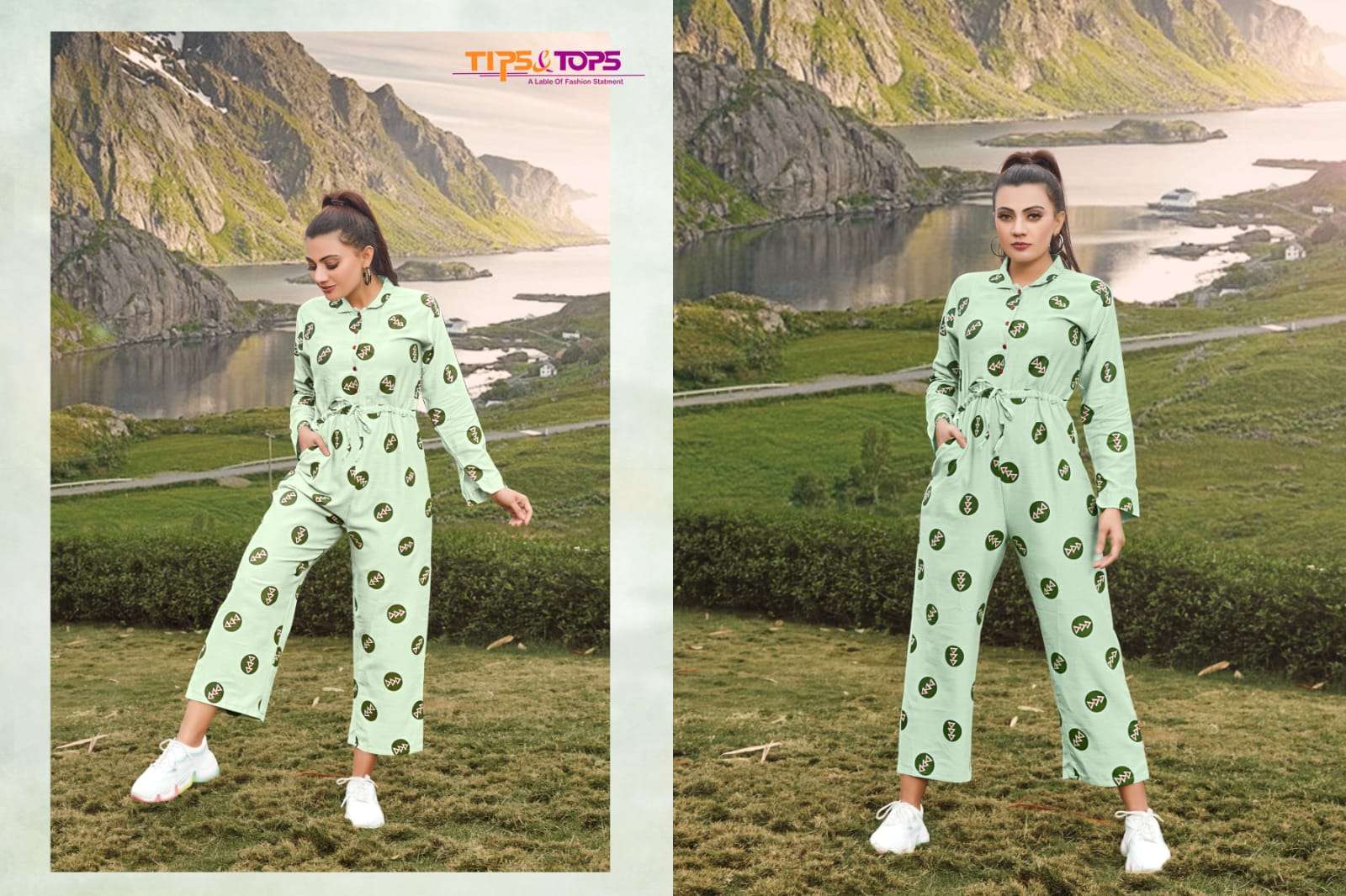 JUMPSUIT VOL-9 BY TIPS AND TOPS 901 TO 906 SERIES DESIGNER STYLISH FANCY COLORFUL BEAUTIFUL PARTY WEAR & ETHNIC WEAR COLLECTION HEAVY RAYON PRINT JUMPSUIT AT WHOLESALE PRICE