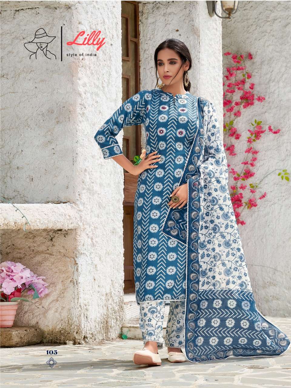 SAKIRA NX BY LILLY 101 TO 105 SERIES BEAUTIFUL SUITS COLORFUL STYLISH FANCY CASUAL WEAR & ETHNIC WEAR LINEN COTTON PRINT DRESSES AT WHOLESALE PRICE