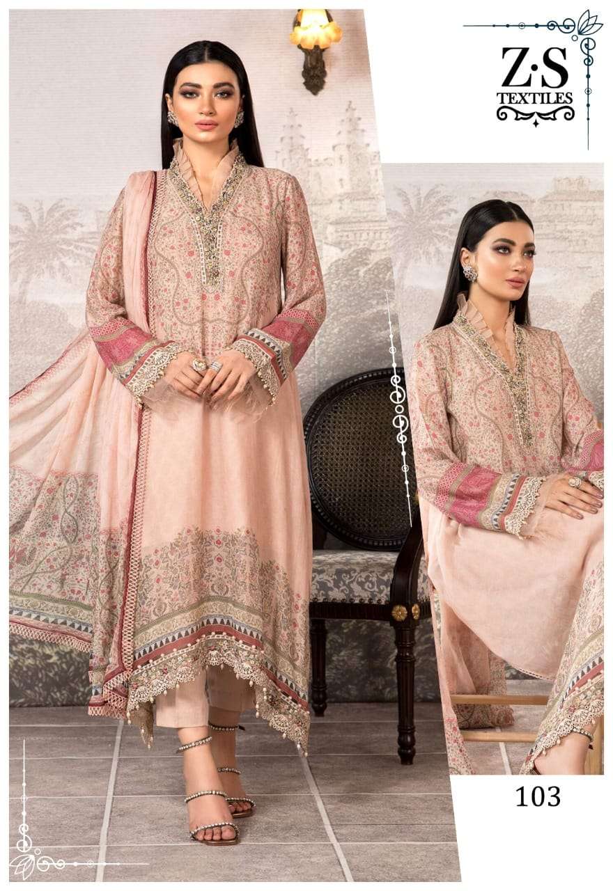 RANG REZA MID SUMMER EXCLUSIVE BY ZS TEXTILES 101 TO 110 SERIES INDIAN TRADITIONAL WEAR COLLECTION BEAUTIFUL STYLISH FANCY COLORFUL PARTY WEAR & OCCASIONAL WEAR PURE COTTON PRINT DRESSES AT WHOLESALE PRICE