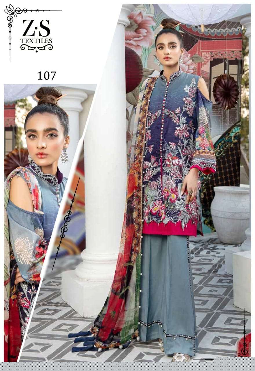 RANG REZA MID SUMMER EXCLUSIVE BY ZS TEXTILES 101 TO 110 SERIES INDIAN TRADITIONAL WEAR COLLECTION BEAUTIFUL STYLISH FANCY COLORFUL PARTY WEAR & OCCASIONAL WEAR PURE COTTON PRINT DRESSES AT WHOLESALE PRICE