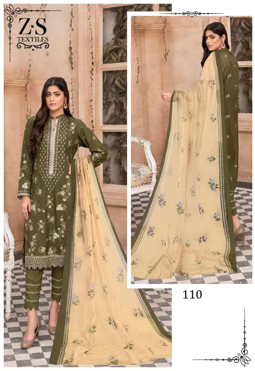 RANG REZA MID SUMMER EXCLUSIVE BY ZS TEXTILES 101 TO 110 SERIES INDIAN TRADITIONAL WEAR COLLECTION BEAUTIFUL STYLISH FANCY COLORFUL PARTY WEAR & OCCASIONAL WEAR PURE COTTON PRINT DRESSES AT WHOLESALE PRICE