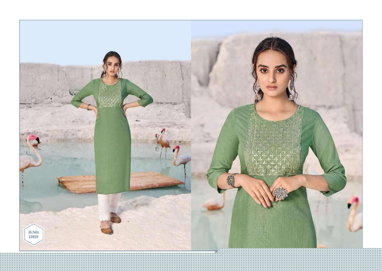 Shahi By Kalaroop 12925 To 12932 Series Designer Stylish Fancy Colorful Beautiful Party Wear & Ethnic Wear Collection Rayon Embroidery Kurtis At Wholesale Price