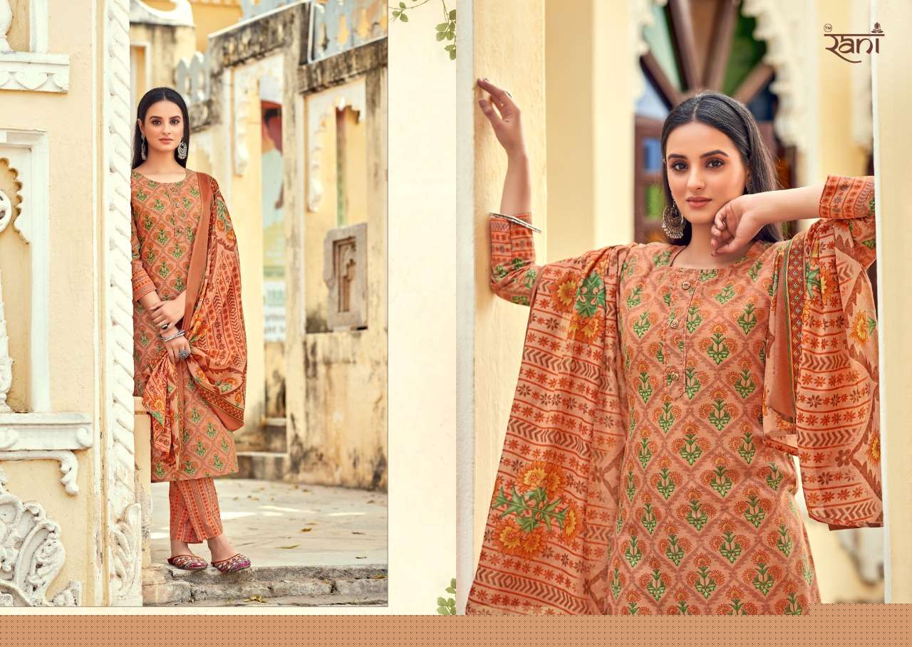 KASHVI VOL-2 BY RANI FASHION 3501 TO 3512 SERIES BEAUTIFUL STYLISH SUITS FANCY COLORFUL CASUAL WEAR & ETHNIC WEAR & READY TO WEAR PURE COTTON PRINTED DRESSES AT WHOLESALE PRICE
