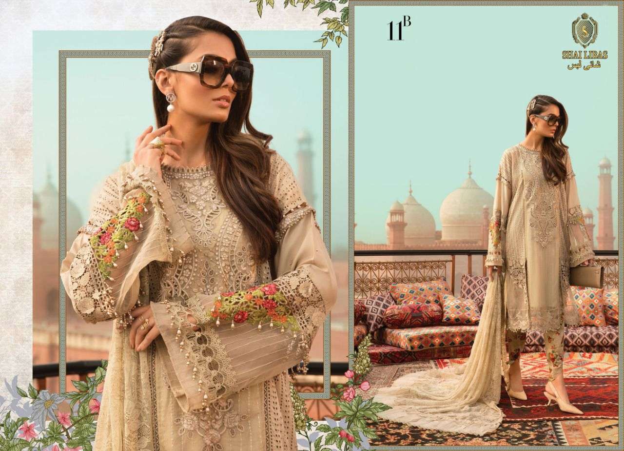 MARIA.B EXCLUSIVE BY SHAI LIBAS BEAUTIFUL STYLISH PAKISATNI SUITS FANCY COLORFUL CASUAL WEAR & ETHNIC WEAR & READY TO WEAR PURE CAMBRIC COTTON WITH EMBROIDERY DRESSES AT WHOLESALE PRICE