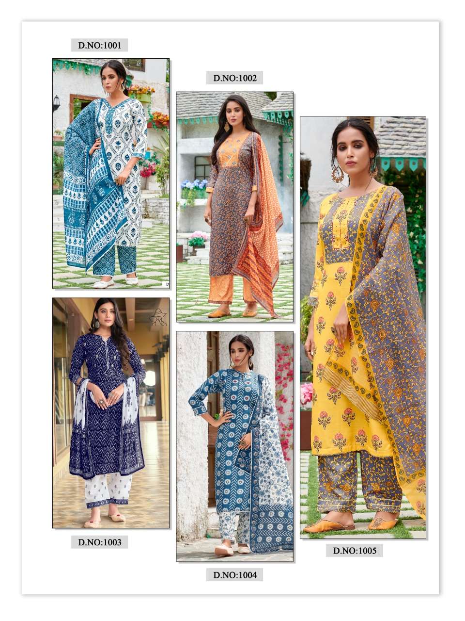 PUSHPA BY LILLY 1001 TO 1005 SERIES BEAUTIFUL SUITS COLORFUL STYLISH FANCY CASUAL WEAR & ETHNIC WEAR LINEN COTTON SLUB DIGITAL PRINT DRESSES AT WHOLESALE PRICE