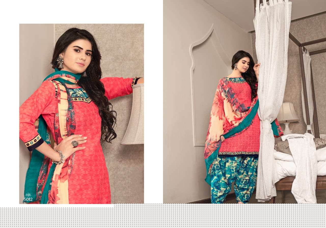 NON STOP VOL-50 BY SWEETY FASHION 5001 TO 5012 SERIES BEAUTIFUL SUITS COLORFUL STYLISH FANCY CASUAL WEAR & ETHNIC WEAR SOFT COTTON PRINT DRESSES AT WHOLESALE PRICE