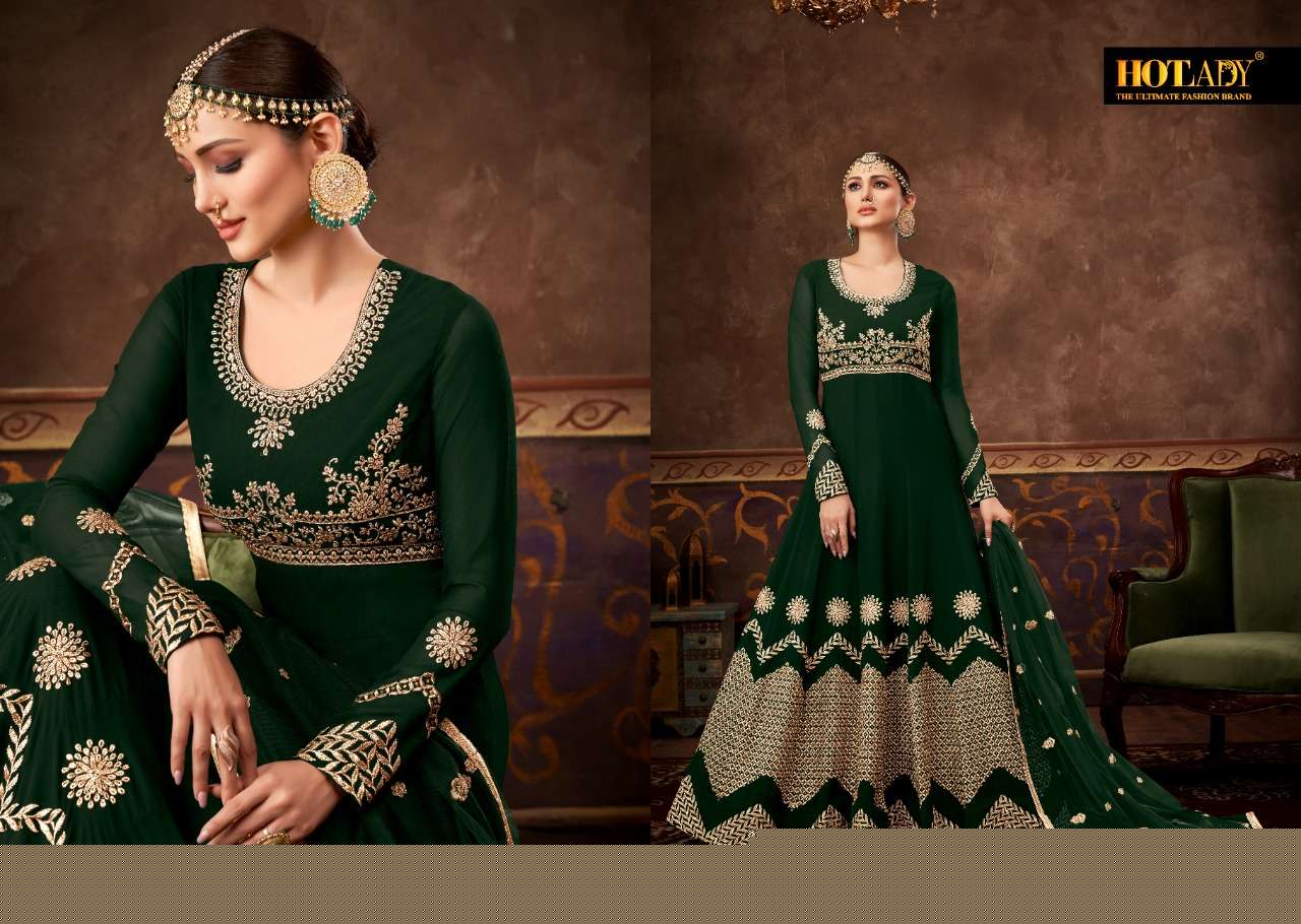 ARMEENA BY HOT LADY 1101 TO 1103 SERIES BEAUTIFUL ANARKALI SUITS COLORFUL STYLISH FANCY CASUAL WEAR & ETHNIC WEAR REAL GEORGETTE DRESSES AT WHOLESALE PRICE
