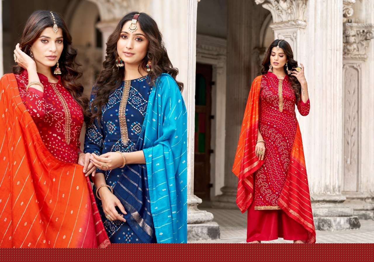 LASHKARA VOL-2 BY SWEETY FASHION 2001 TO 2008 SERIES BEAUTIFUL SUITS COLORFUL STYLISH FANCY CASUAL WEAR & ETHNIC WEAR PURE JAM SILK PRINT DRESSES AT WHOLESALE PRICE
