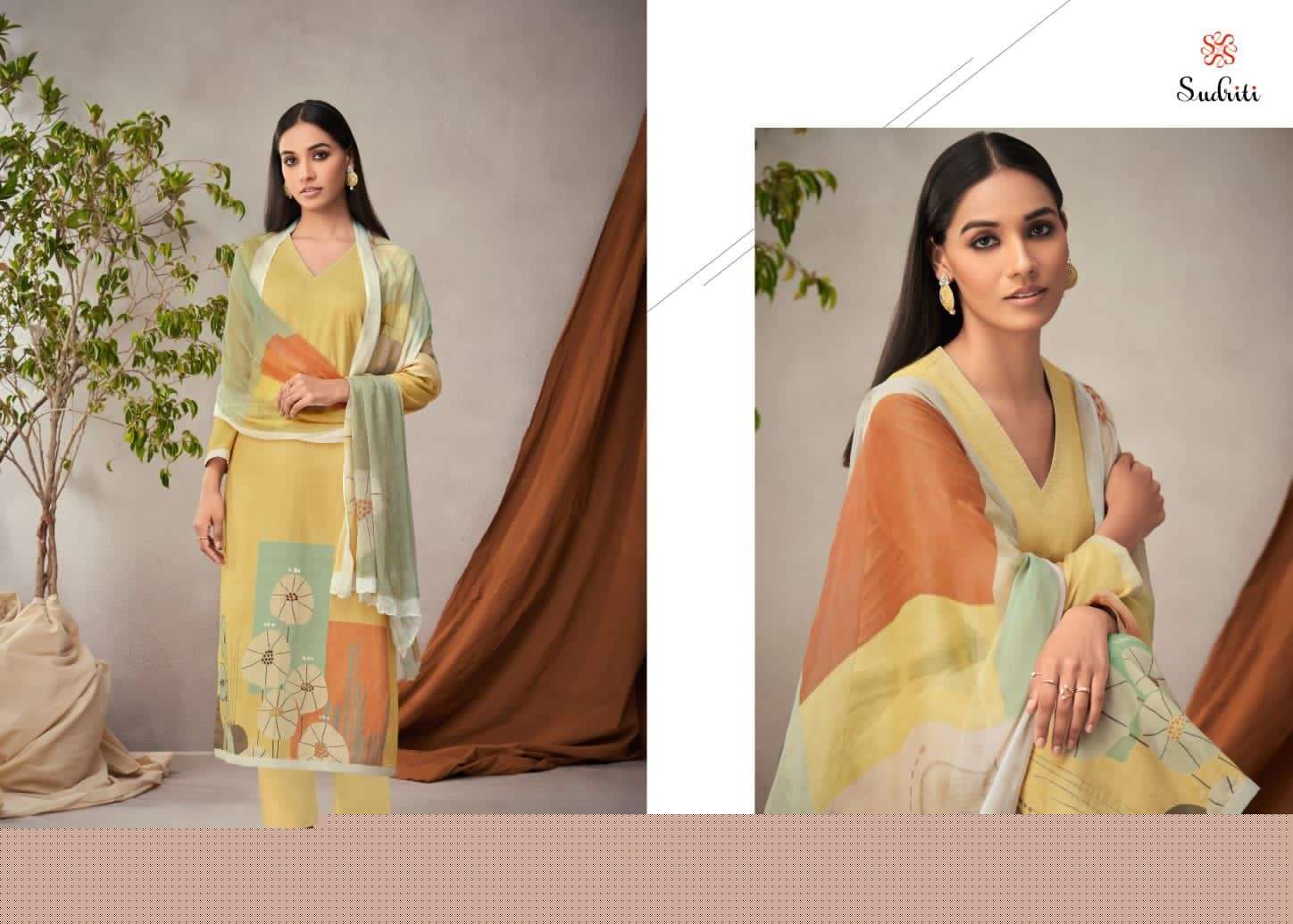 Khwaab By Sudriti Beautiful Suits Colorful Stylish Fancy Casual Wear & Ethnic Wear Pure Cotton Print Dresses At Wholesale Price