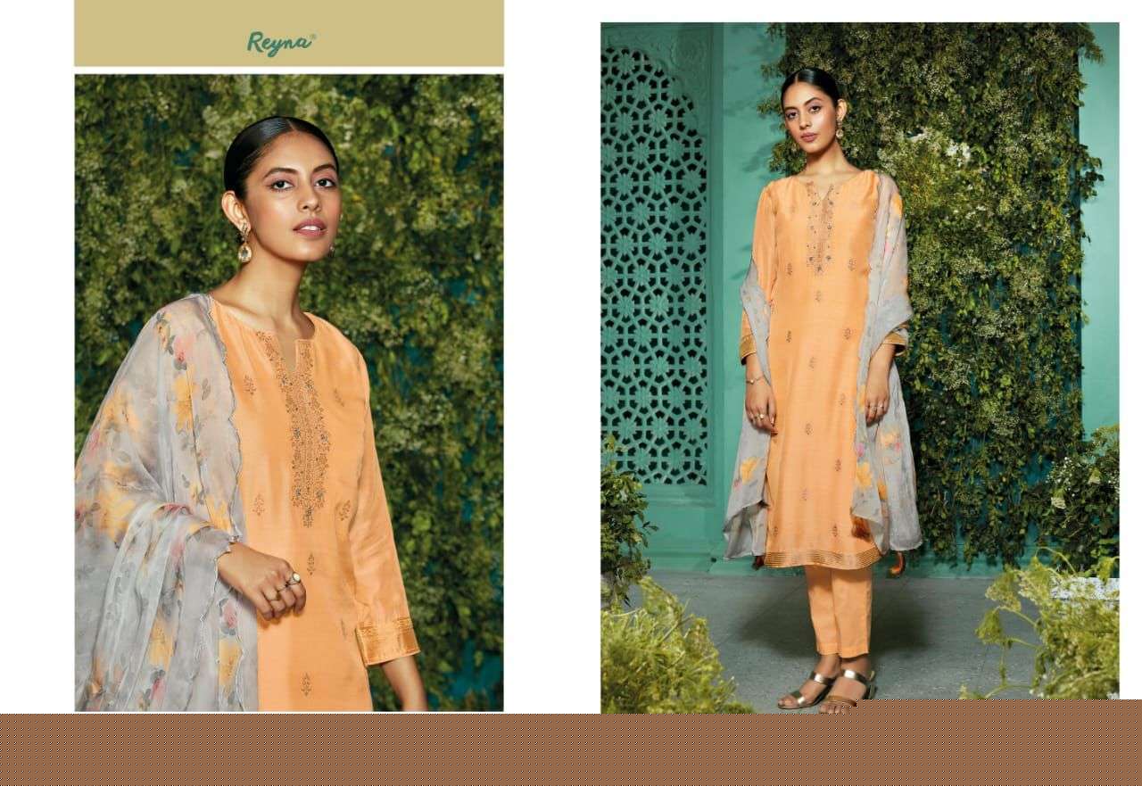 VIOLA BY REYNA 761 TO 766 SERIES BEAUTIFUL SUITS COLORFUL STYLISH FANCY CASUAL WEAR & ETHNIC WEAR PURE BEMBERG COTTON DRESSES AT WHOLESALE PRICE