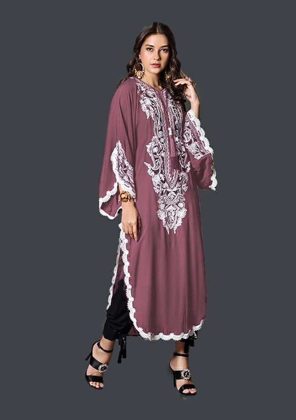 ZS VOL-43 BY ZS 01 TO 06 SERIES DESIGNER STYLISH FANCY COLORFUL BEAUTIFUL PARTY WEAR & ETHNIC WEAR COLLECTION PURE FAUX GEORGETTE KURTIS WITH BOTTOM AT WHOLESALE PRICE