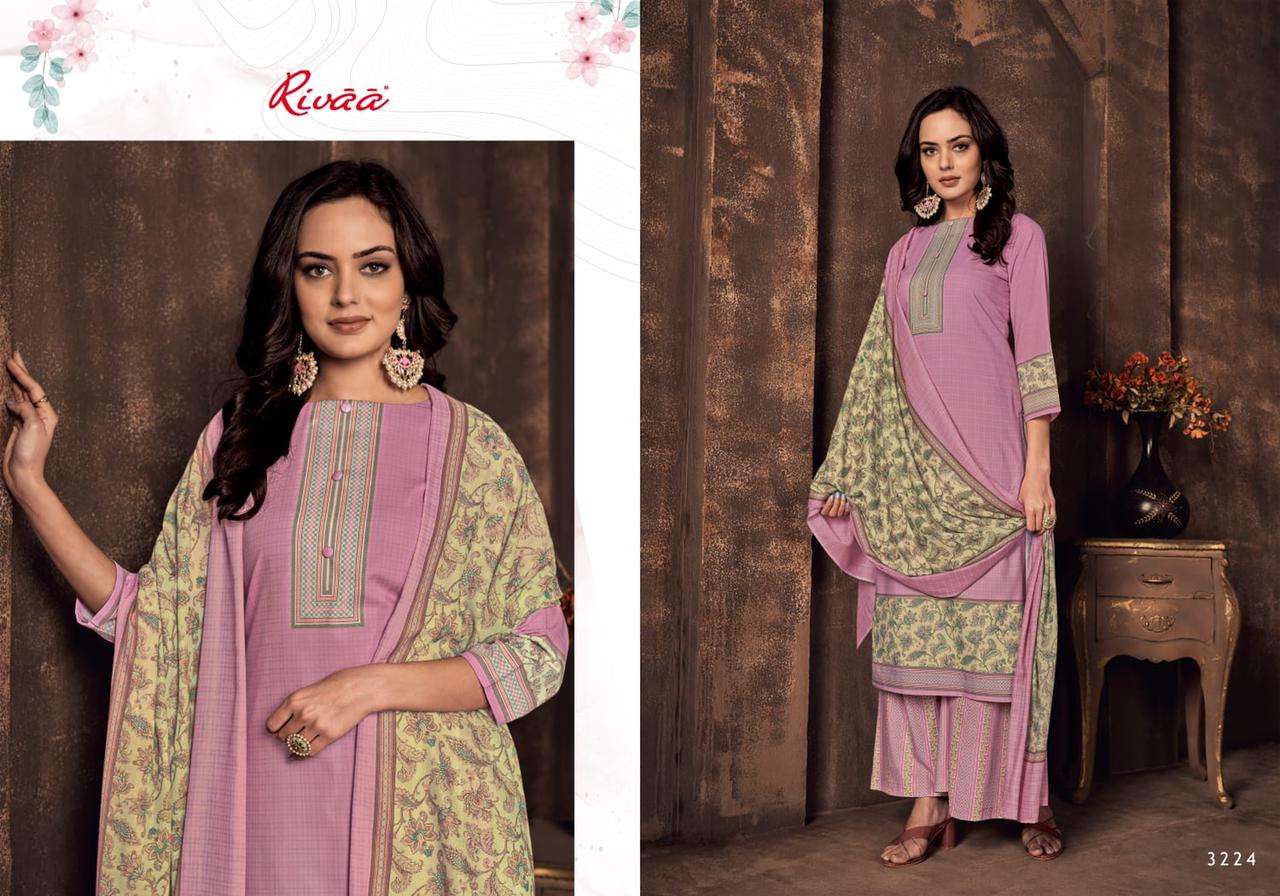 BASANT BY RIVAA 3219 TO 3225 SERIES BEAUTIFUL SUITS COLORFUL STYLISH FANCY CASUAL WEAR & ETHNIC WEAR COTTON DIGITAL PRINT DRESSES AT WHOLESALE PRICE