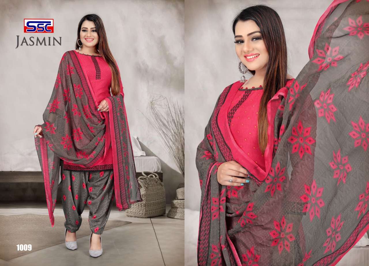 JASMIN VOL-24 BY SHREE SHANTI CREATION 1001 TO 1012 SERIES BEAUTIFUL SUITS STYLISH FANCY COLORFUL PARTY WEAR & OCCASIONAL WEAR HEAVY MICRO PRINT DRESSES AT WHOLESALE PRICE