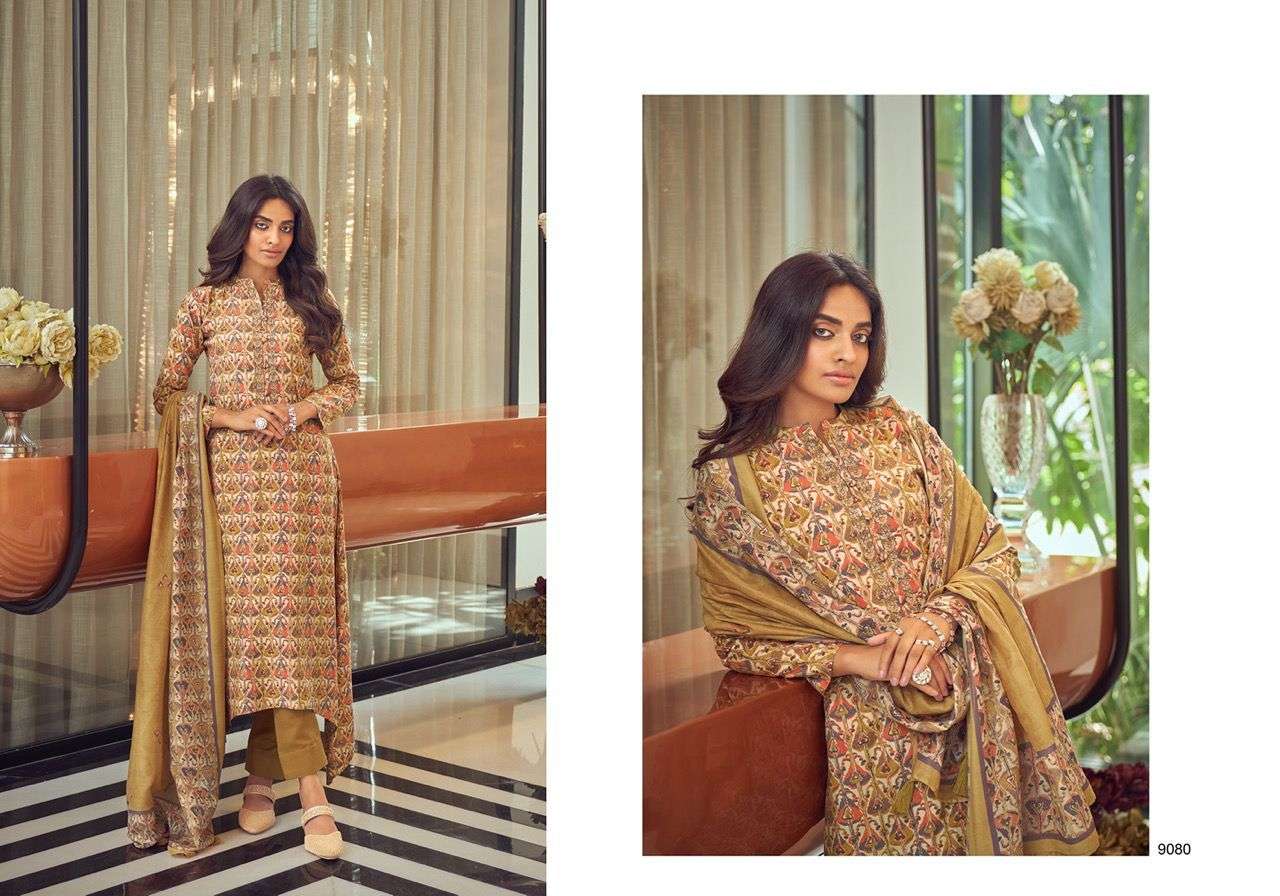 VOGUE VOL-5 BY PRM TRENDZ 9074 TO 9083 SERIES BEAUTIFUL SUITS COLORFUL STYLISH FANCY CASUAL WEAR & ETHNIC WEAR PURE VISCOSE MUSLIN DIGITAL PRINT DRESSES AT WHOLESALE PRICE