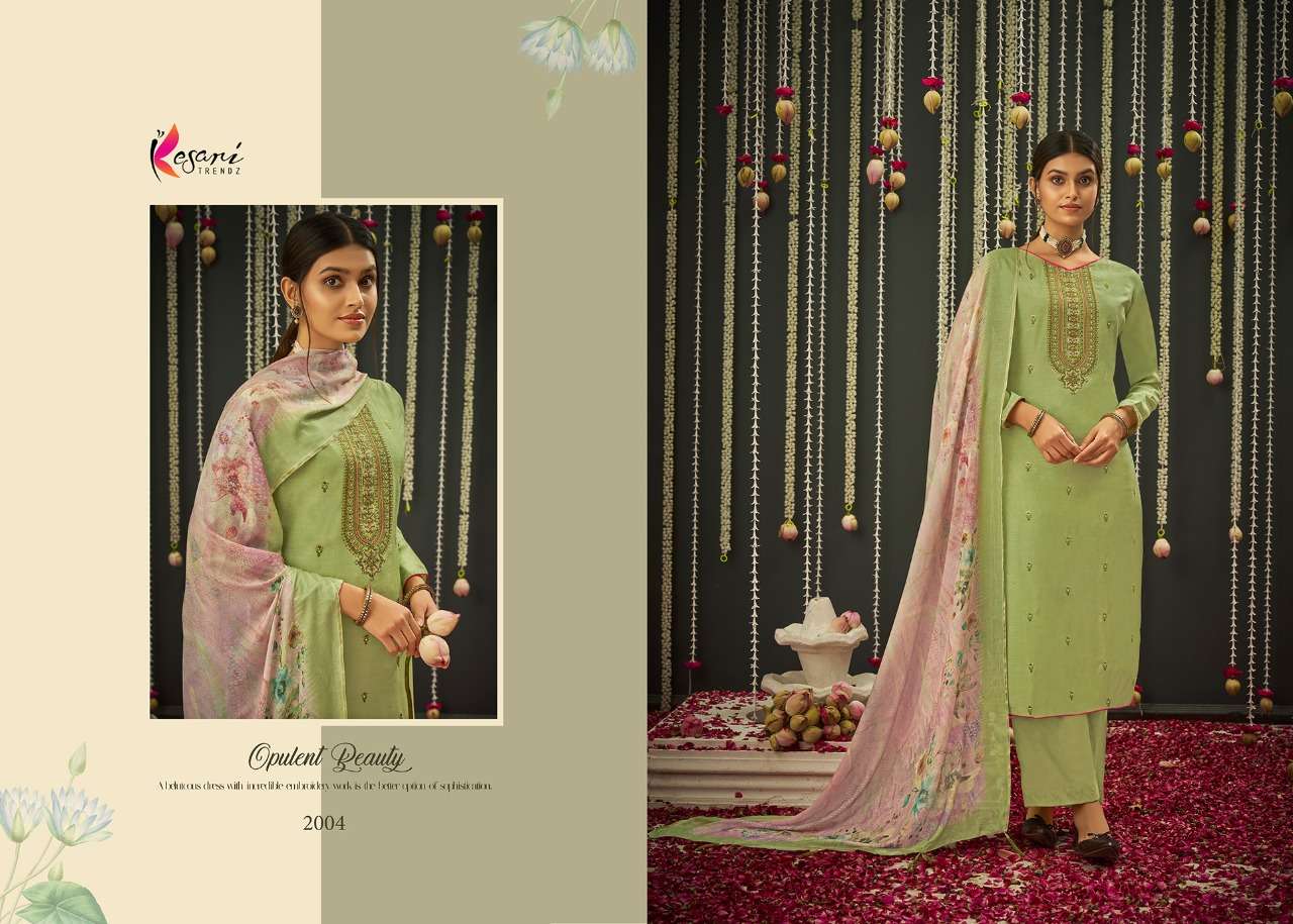 GAJAL BY KESARI TRENDZ 2001 TO 2005 SERIES BEAUTIFUL SUITS COLORFUL STYLISH FANCY CASUAL WEAR & ETHNIC WEAR VISCOSE MUSLIN DRESSES AT WHOLESALE PRICE