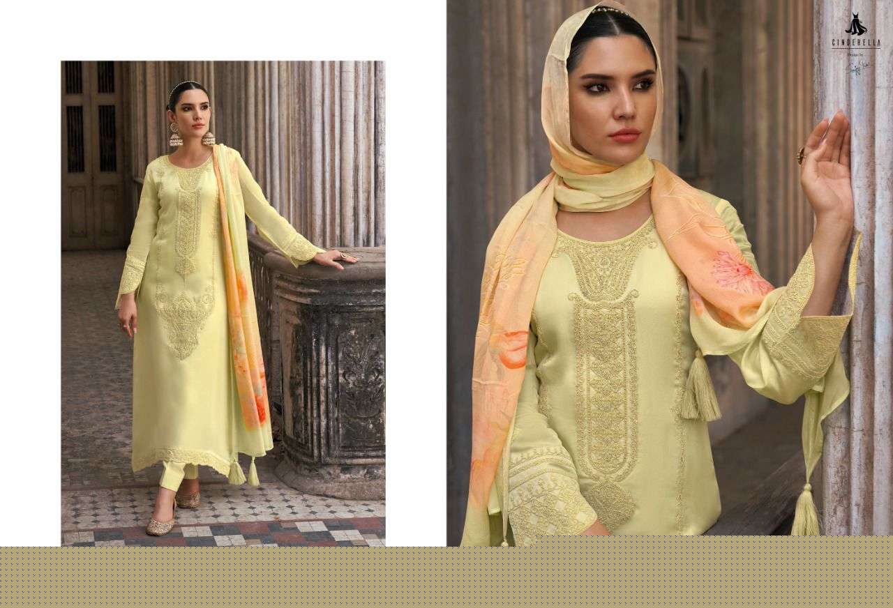 MUNTAZIR BY CINDERELLA 10168 TO 10175 SERIES BEAUTIFUL SUITS COLORFUL STYLISH FANCY CASUAL WEAR & ETHNIC WEAR PURE ORGANZA DRESSES AT WHOLESALE PRICE