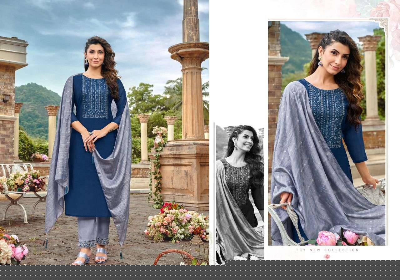 KAASHVI BY HARIYAALI 6003 TO 6010 SERIES SUITS BEAUTIFUL FANCY COLORFUL STYLISH PARTY WEAR & OCCASIONAL WEAR MODAL SILK DRESSES AT WHOLESALE PRICE