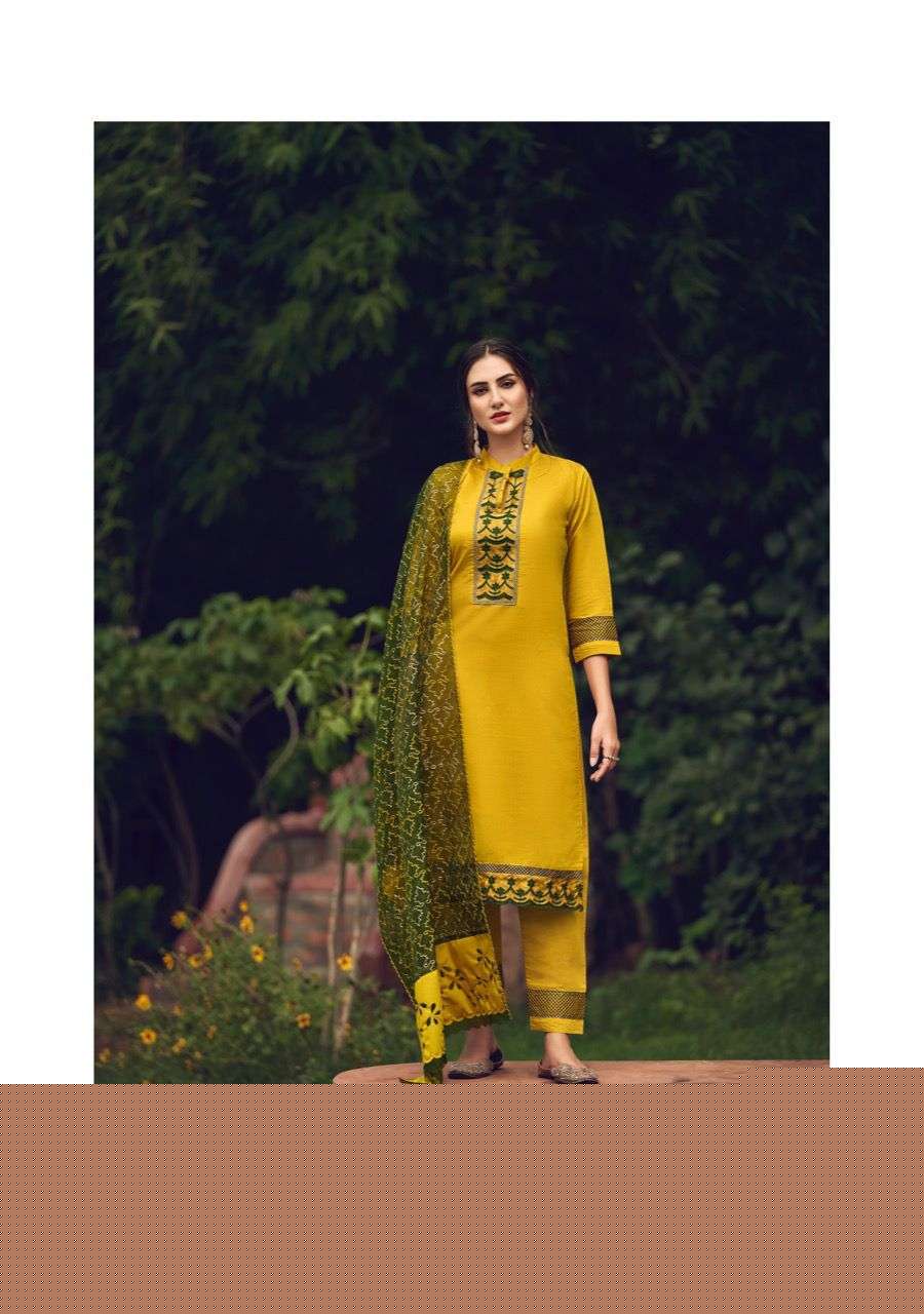 NYRA BY KALKI 34001 TO 34006 DESIGNER SUITS BEAUTIFUL FANCY STYLISH COLORFUL PARTY WEAR & OCCASIONAL WEAR PURE VISCOSE SILK EMBROIDERY DRESSES AT WHOLESALE PRICE