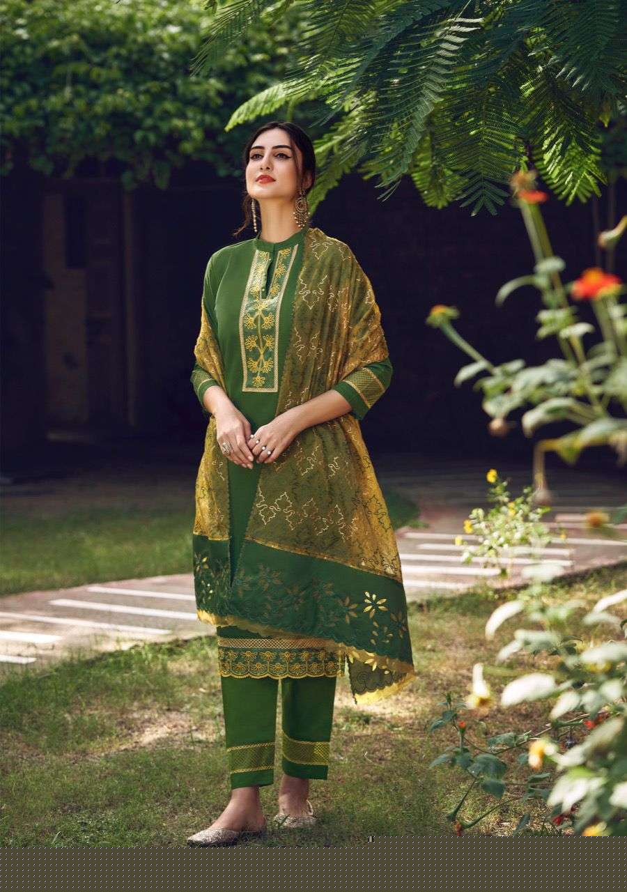 NYRA BY KALKI 34001 TO 34006 DESIGNER SUITS BEAUTIFUL FANCY STYLISH COLORFUL PARTY WEAR & OCCASIONAL WEAR PURE VISCOSE SILK EMBROIDERY DRESSES AT WHOLESALE PRICE
