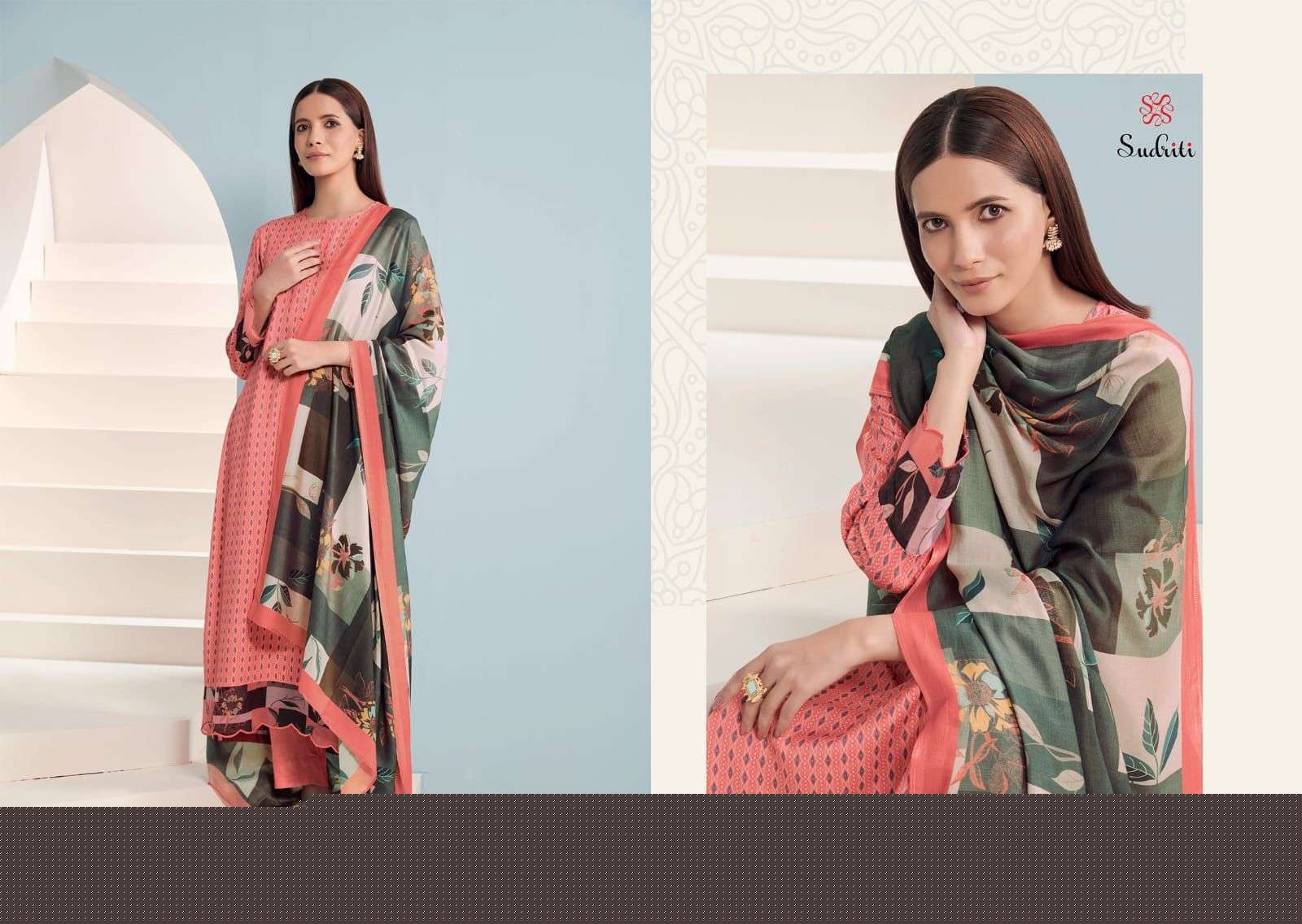 LAKEER BY SUDRITI BEAUTIFUL WINTER COLLECTION PAKISATNI SUITS STYLISH FANCY COLORFUL CASUAL WEAR & ETHNIC WEAR PASHMINA TWILL DIGITAL PRINT DRESSES AT WHOLESALE PRICE