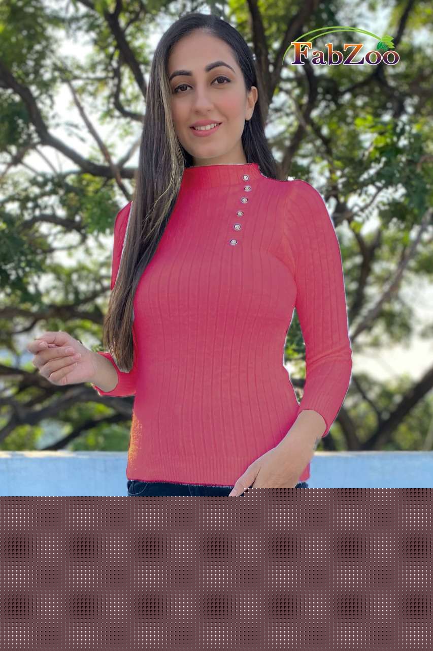 WINTER VOL-1 BY FAB ZOO 120 TO 126 SERIES DESIGNER STYLISH FANCY COLORFUL BEAUTIFUL PARTY WEAR & ETHNIC WEAR COLLECTION RABBIT WOOL TOPS AT WHOLESALE PRICE