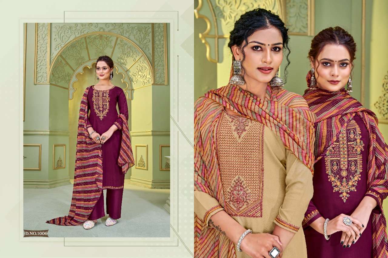 HEMITAGE BY KHWAAB 1001 TO 1008 SERIES BEAUTIFUL PAKISTANI SUITS COLORFUL STYLISH FANCY CASUAL WEAR & ETHNIC WEAR PURE VISCOSE WITH EMBROIDERY DRESSES AT WHOLESALE PRICE