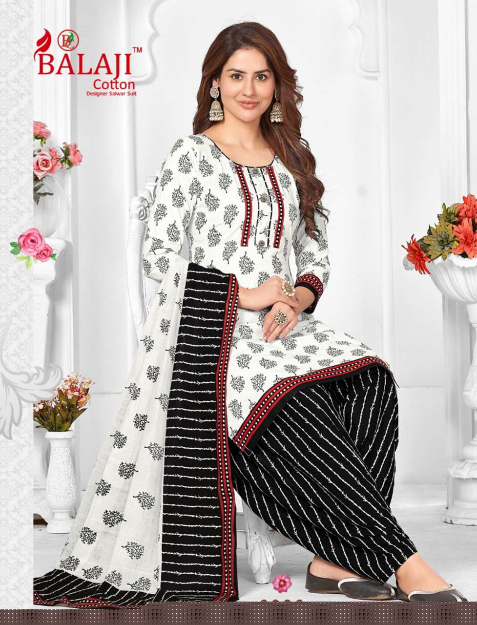 SUI DHAAGA VOL-6 BY BALAJI COTTON 6001 TO 6012 SERIES BEAUTIFUL SUITS COLORFUL STYLISH FANCY CASUAL WEAR & ETHNIC WEAR PURE COTTON PRINT DRESSES AT WHOLESALE PRICE