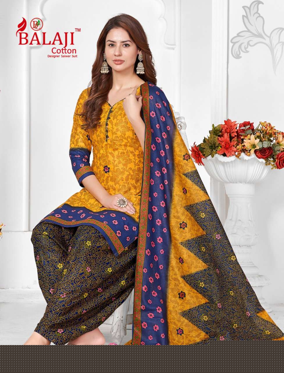 SUI DHAAGA VOL-6 BY BALAJI COTTON 6001 TO 6012 SERIES BEAUTIFUL SUITS COLORFUL STYLISH FANCY CASUAL WEAR & ETHNIC WEAR PURE COTTON PRINT DRESSES AT WHOLESALE PRICE
