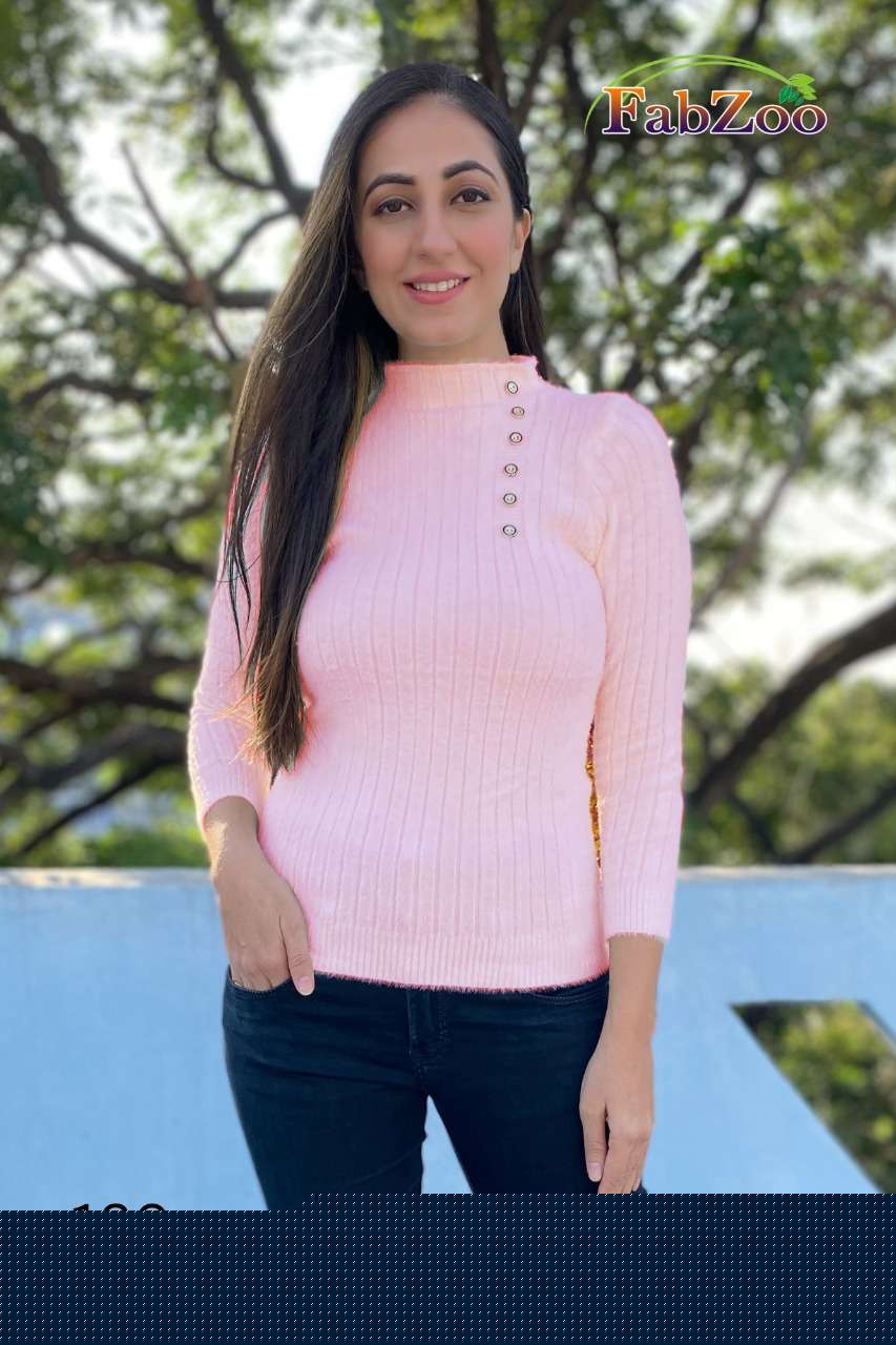 WINTER VOL-2 BY FAB ZOO 127 TO 132 SERIES DESIGNER STYLISH FANCY COLORFUL BEAUTIFUL PARTY WEAR & ETHNIC WEAR COLLECTION RABBIT WOOL TOPS AT WHOLESALE PRICE