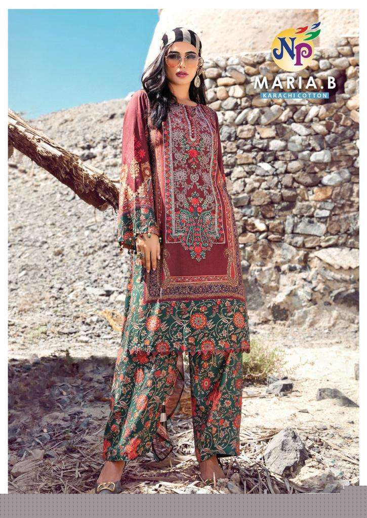 MARIA.B BY NAND GOPAL PRINTS 1001 TO 1008 SERIES DESIGNER SUITS BEAUTIFUL FANCY STYLISH COLORFUL PARTY WEAR & OCCASIONAL WEAR COTTON PRINTED DRESSES AT WHOLESALE PRICE