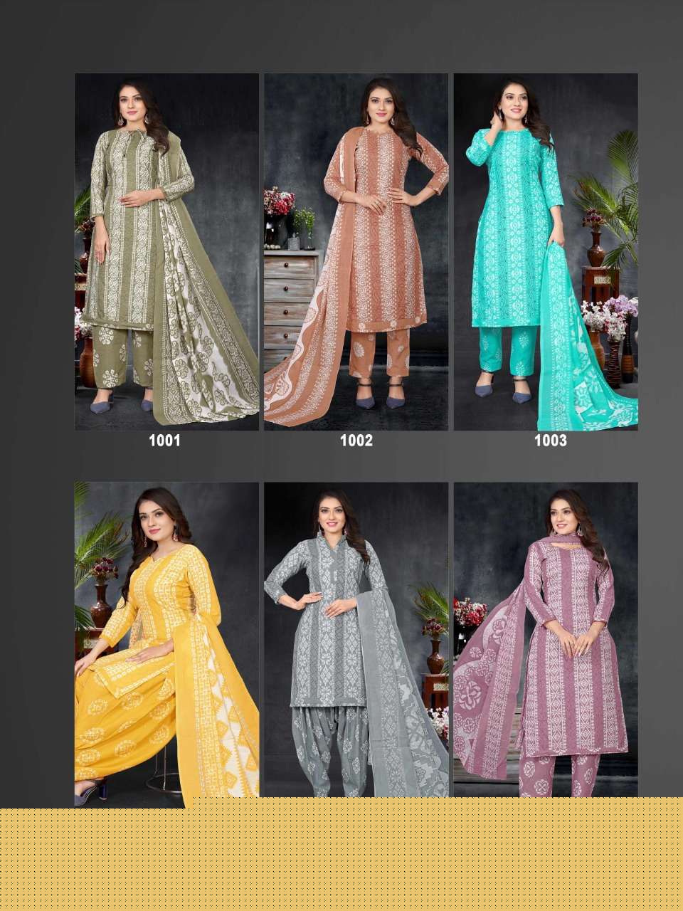 BANDHEJ BY SHREE SHANTI CREATION 1001 TO 1012 SERIES BEAUTIFUL SUITS COLORFUL STYLISH FANCY CASUAL WEAR & ETHNIC WEAR HEAVY COTTON PRINT DRESSES AT WHOLESALE PRICE