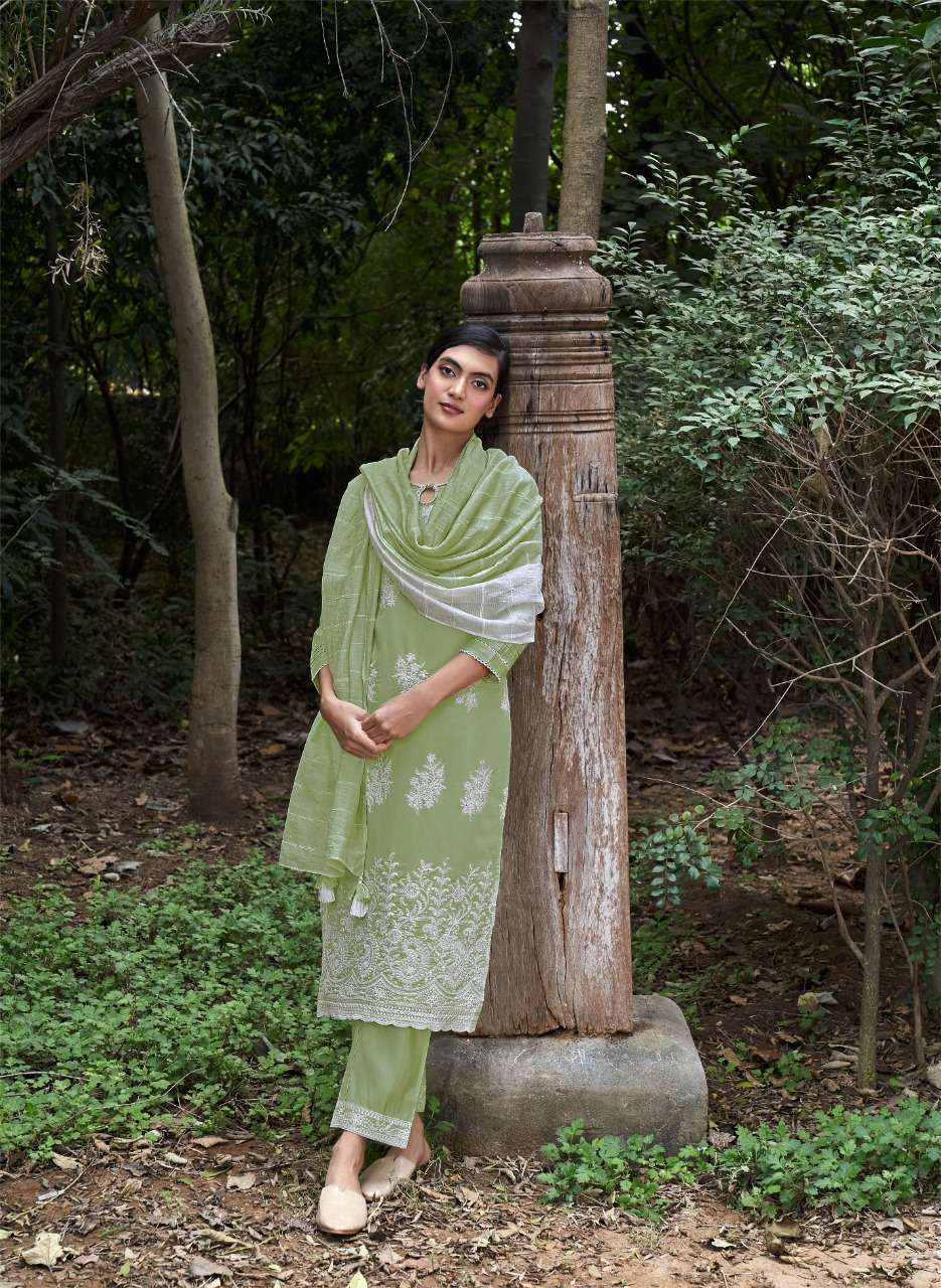 QURBAT VOL-2 BY FOUR BUTTONS 3011 TO 3016 SERIES BEAUTIFUL SUITS COLORFUL STYLISH FANCY CASUAL WEAR & ETHNIC WEAR PURE MODAL SILK DRESSES AT WHOLESALE PRICE