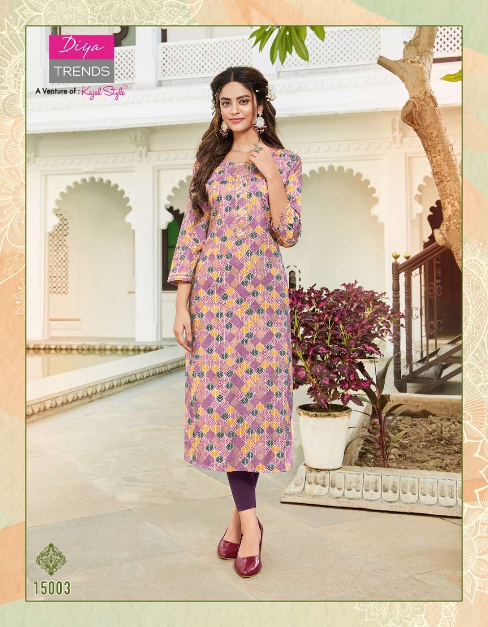 Gardencity Vol-15 By Diya Trends 15001 To 15014 Series Beautiful Stylish Fancy Colorful Casual Wear & Ethnic Wear Rayon Foil Kurtis At Wholesale Price