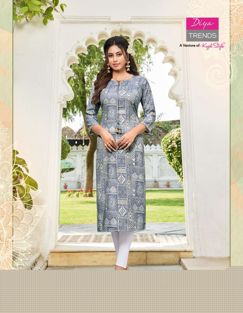 Gardencity Vol-15 By Diya Trends 15001 To 15014 Series Beautiful Stylish Fancy Colorful Casual Wear & Ethnic Wear Rayon Foil Kurtis At Wholesale Price