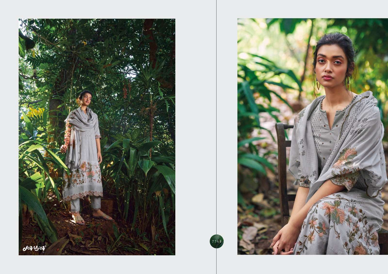 FLOREST BY JAY VIJAY PRINTS 7761 TO 7768 SERIES FESTIVE SUITS BEAUTIFUL FANCY COLORFUL STYLISH PARTY WEAR & OCCASIONAL WEAR PURE COTTON PRINT EMBROIDERY DRESSES AT WHOLESALE PRICE