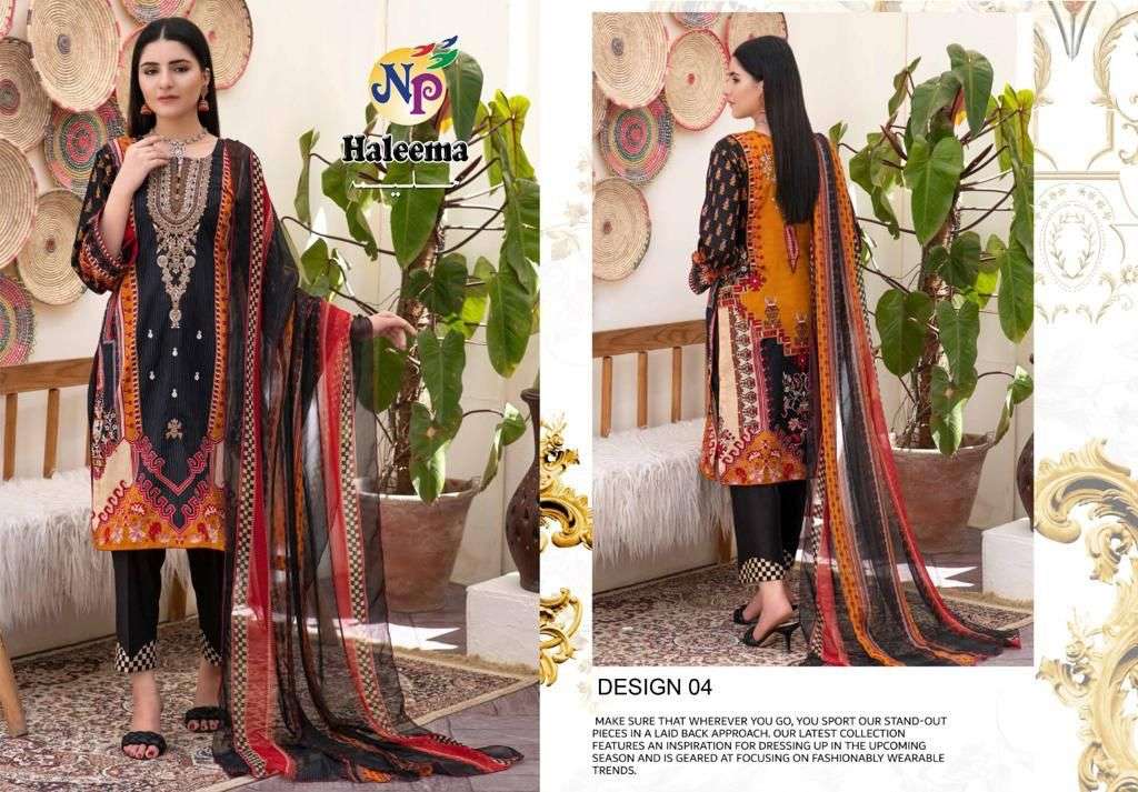HALEEMA BY NAND GOPAL PRINTS 01 TO 10 SERIES BEAUTIFUL SUITS COLORFUL STYLISH FANCY CASUAL WEAR & ETHNIC WEAR LAWN COTTON DRESSES AT WHOLESALE PRICE