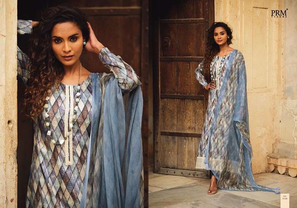 AMEENAH BY PRM TRENDZ 5122 TO 5131 SERIES DESIGNER SUITS COLLECTION BEAUTIFUL STYLISH COLORFUL FANCY PARTY WEAR & OCCASIONAL WEAR PURE JAM COTTON DRESSES AT WHOLESALE PRICE