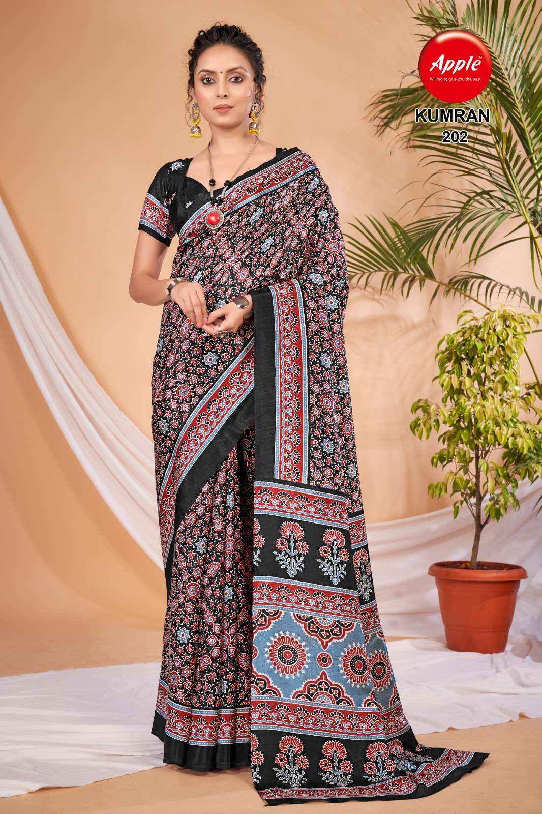 KUMRAN VOL-2 BY APPLE 201 TO 208 SERIES INDIAN TRADITIONAL WEAR COLLECTION BEAUTIFUL STYLISH FANCY COLORFUL PARTY WEAR & OCCASIONAL WEAR SILK SAREES AT WHOLESALE PRICE