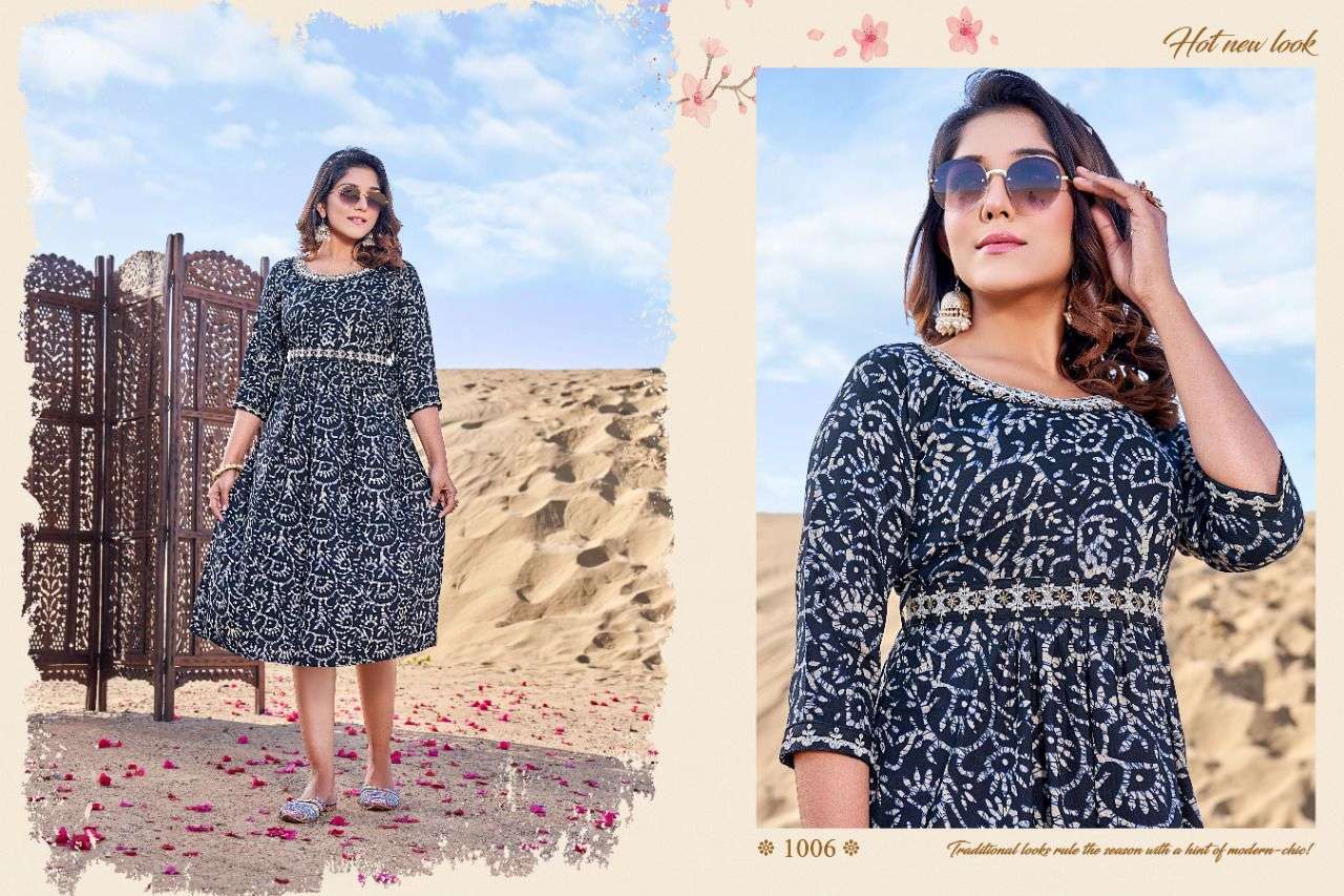 CARNIVAL BY PARI 1001 TO 1008 SERIES DESIGNER STYLISH FANCY COLORFUL BEAUTIFUL PARTY WEAR & ETHNIC WEAR COLLECTION RAYON PRINT KURTIS AT WHOLESALE PRICE