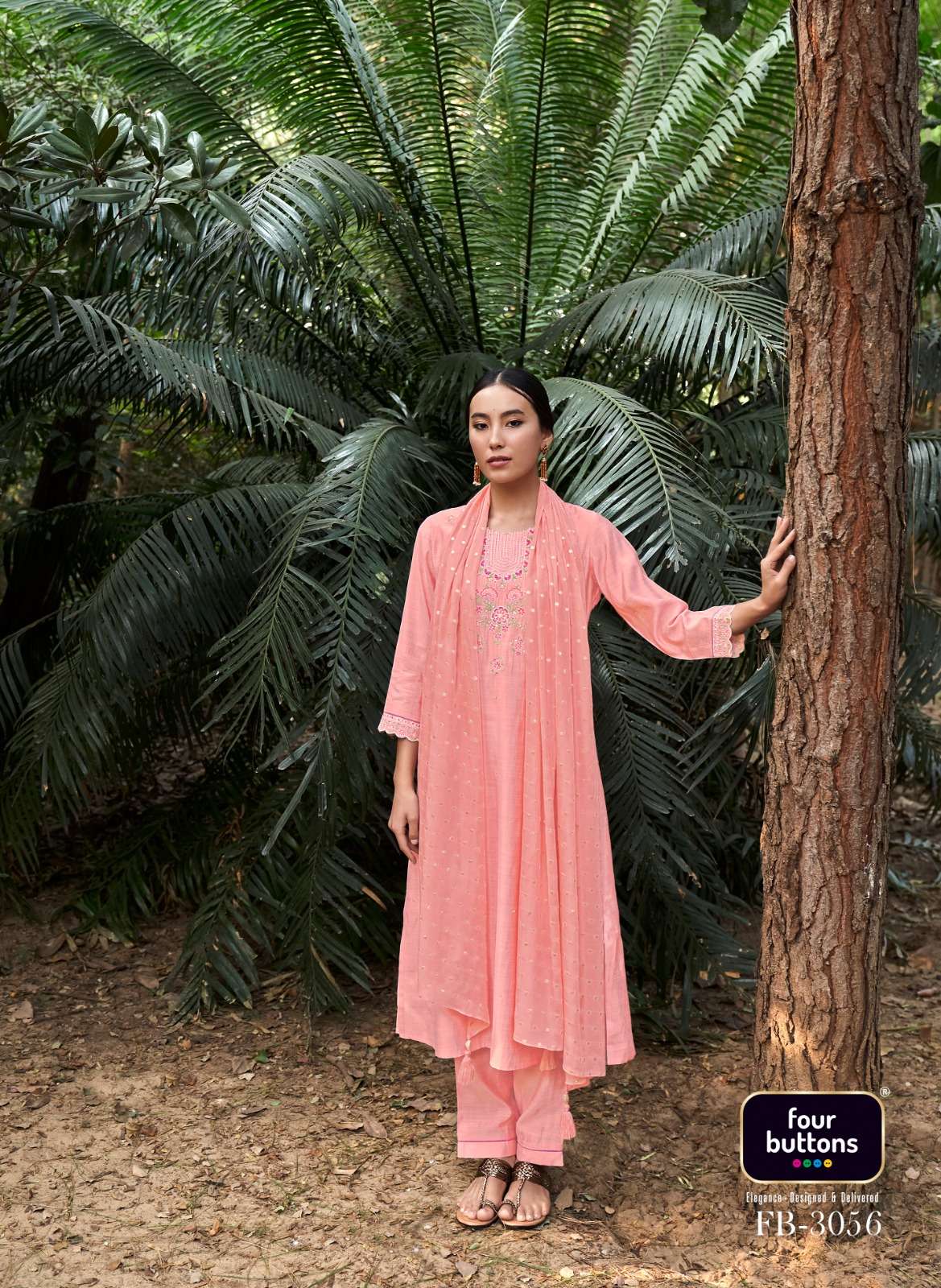 MURAAD BY FOUR BUTTONS 3051 TO 3056 SERIES DESIGNER SUITS BEAUTIFUL FANCY COLORFUL STYLISH PARTY WEAR & OCCASIONAL WEAR HEAVY VISCOSE SILK EMBROIDERY DRESSES AT WHOLESALE PRICE