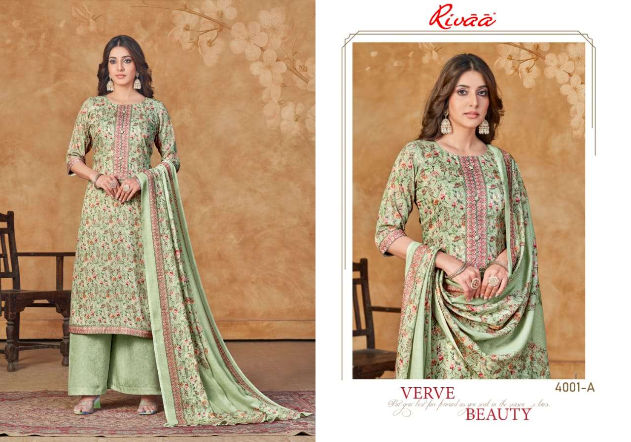Nivedita By Rivaa 4001-A To 4004-B Series Suits Beautiful Fancy Colorful Stylish Party Wear & Occasional Wear Jam Satin Digital Print Dresses At Wholesale Price