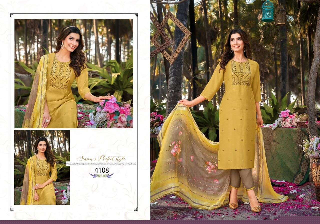 Kiaara By Kasmeera 4104 To 4109 Series Beautiful Festive Suits Colorful Stylish Fancy Casual Wear & Ethnic Wear Soft Silk Dresses At Wholesale Price