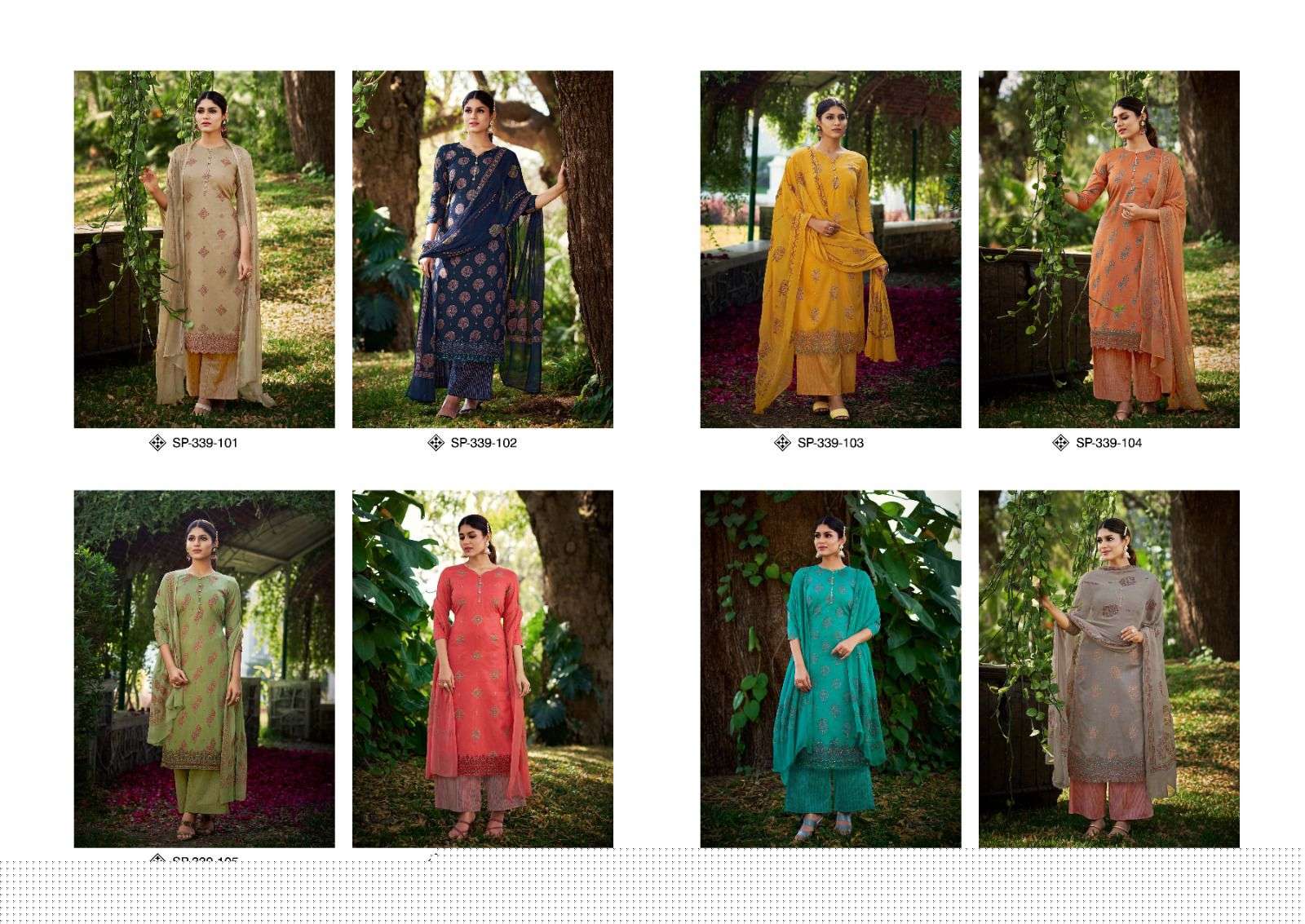 Naira By Sargam Prints 339-001 To 339-008 Series Beautiful Suits Colorful Stylish Fancy Casual Wear & Ethnic Wear Pure Jam Print Dresses At Wholesale Price