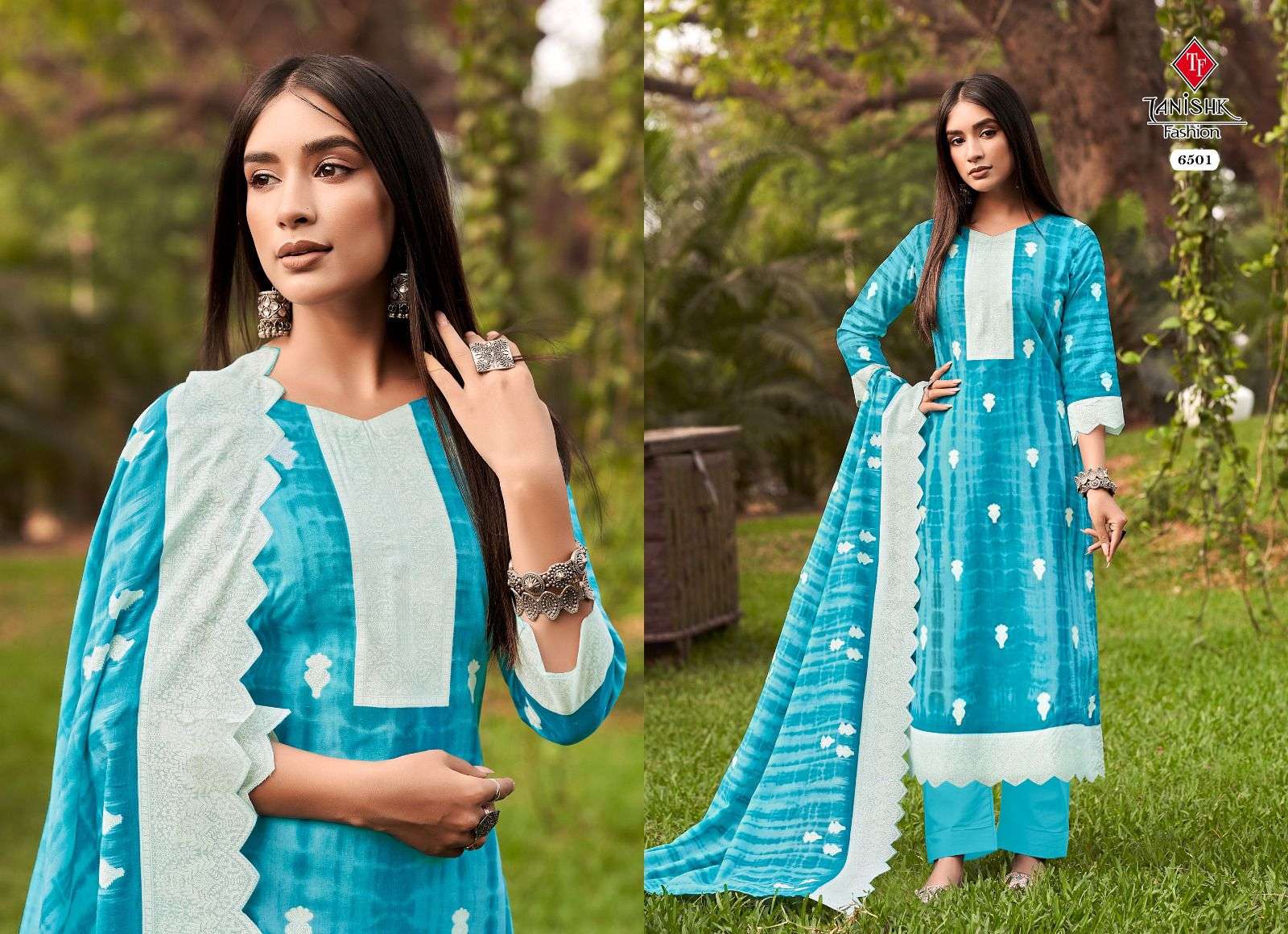 Firdous Vol-2 By Tanishk Fashion 6501 To 6508 Series Beautiful Festive Suits Colorful Stylish Fancy Casual Wear & Ethnic Wear Pure Cotton Print Dresses At Wholesale Price