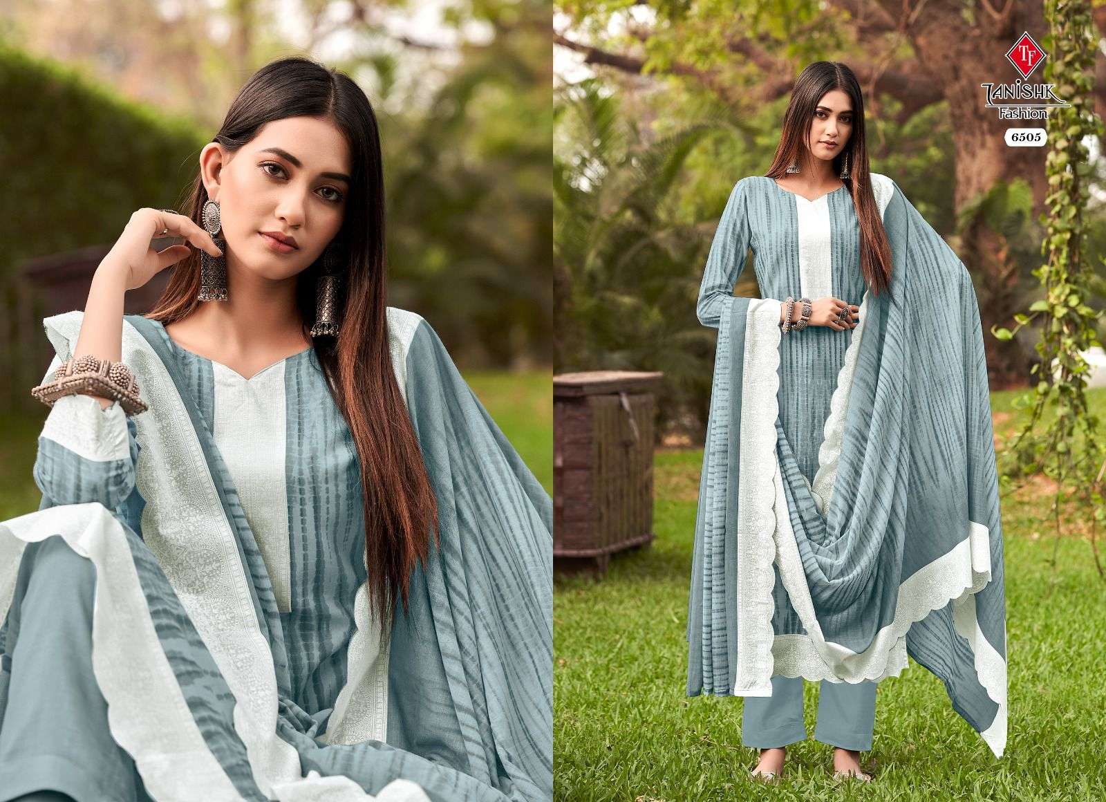 Firdous Vol-2 By Tanishk Fashion 6501 To 6508 Series Beautiful Festive Suits Colorful Stylish Fancy Casual Wear & Ethnic Wear Pure Cotton Print Dresses At Wholesale Price