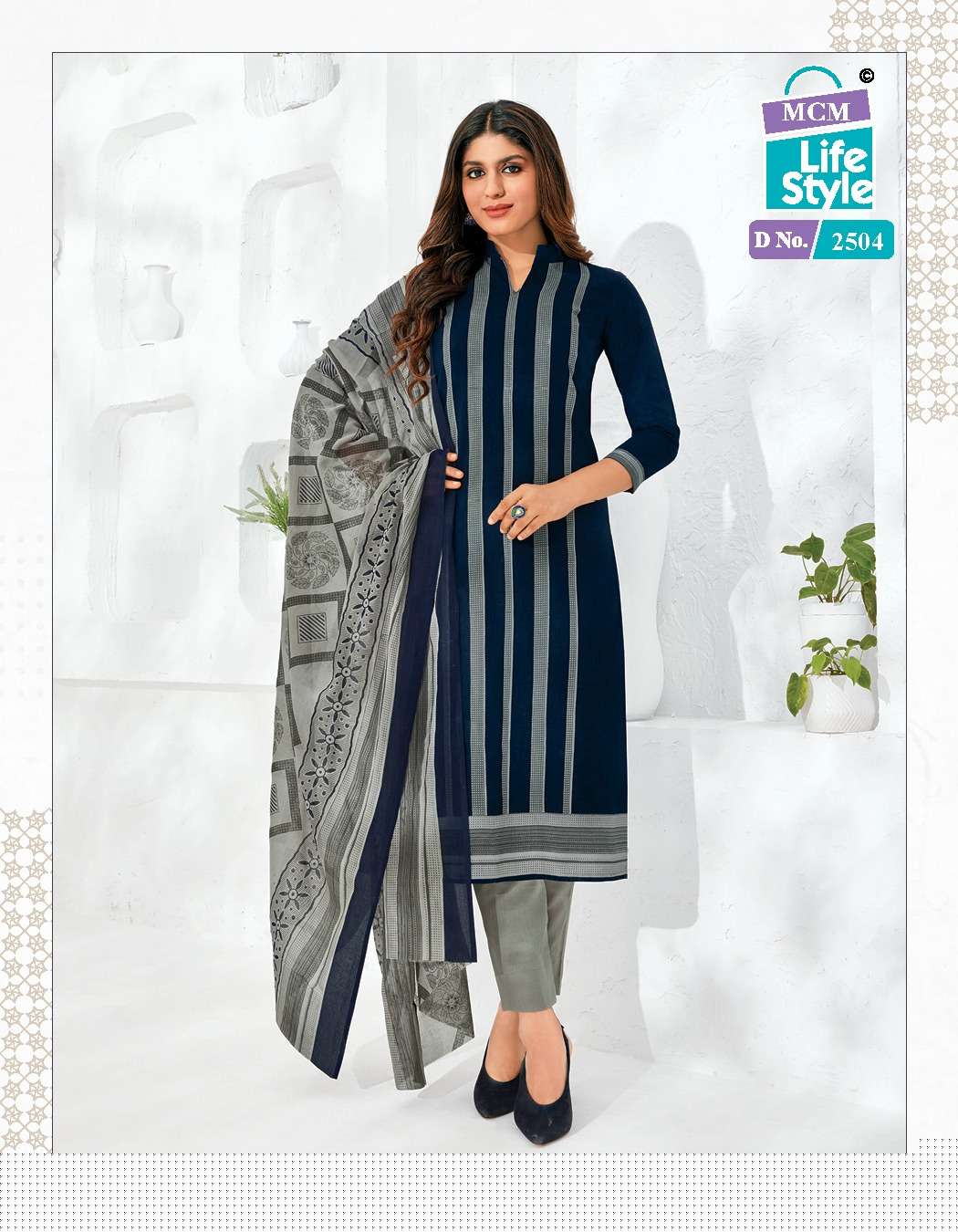 Priyalaxmi Vol-25 By Mcm Lifestyle 2502 To 2525 Series Beautiful Stylish Suits Fancy Colorful Casual Wear & Ethnic Wear & Ready To Wear Pure Cotton Printed Dresses At Wholesale Price