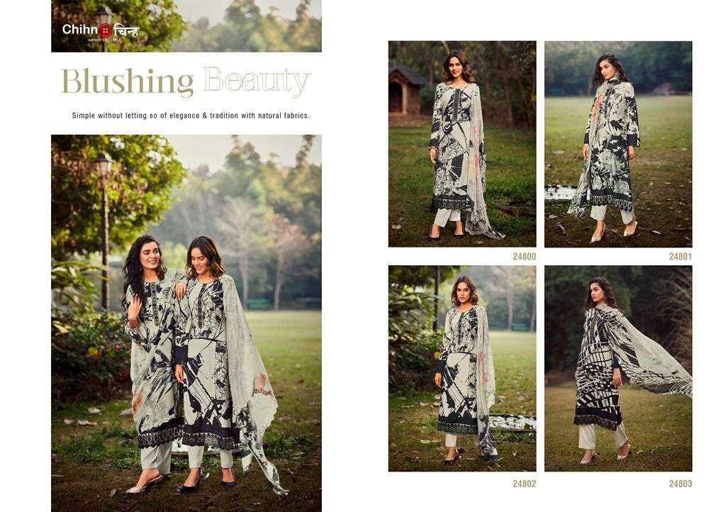 Elvi By Chihn 24800 To 24803 Series Beautiful Stylish Suits Fancy Colorful Casual Wear & Ethnic Wear & Ready To Wear Viscose Muslin Dresses At Wholesale Price