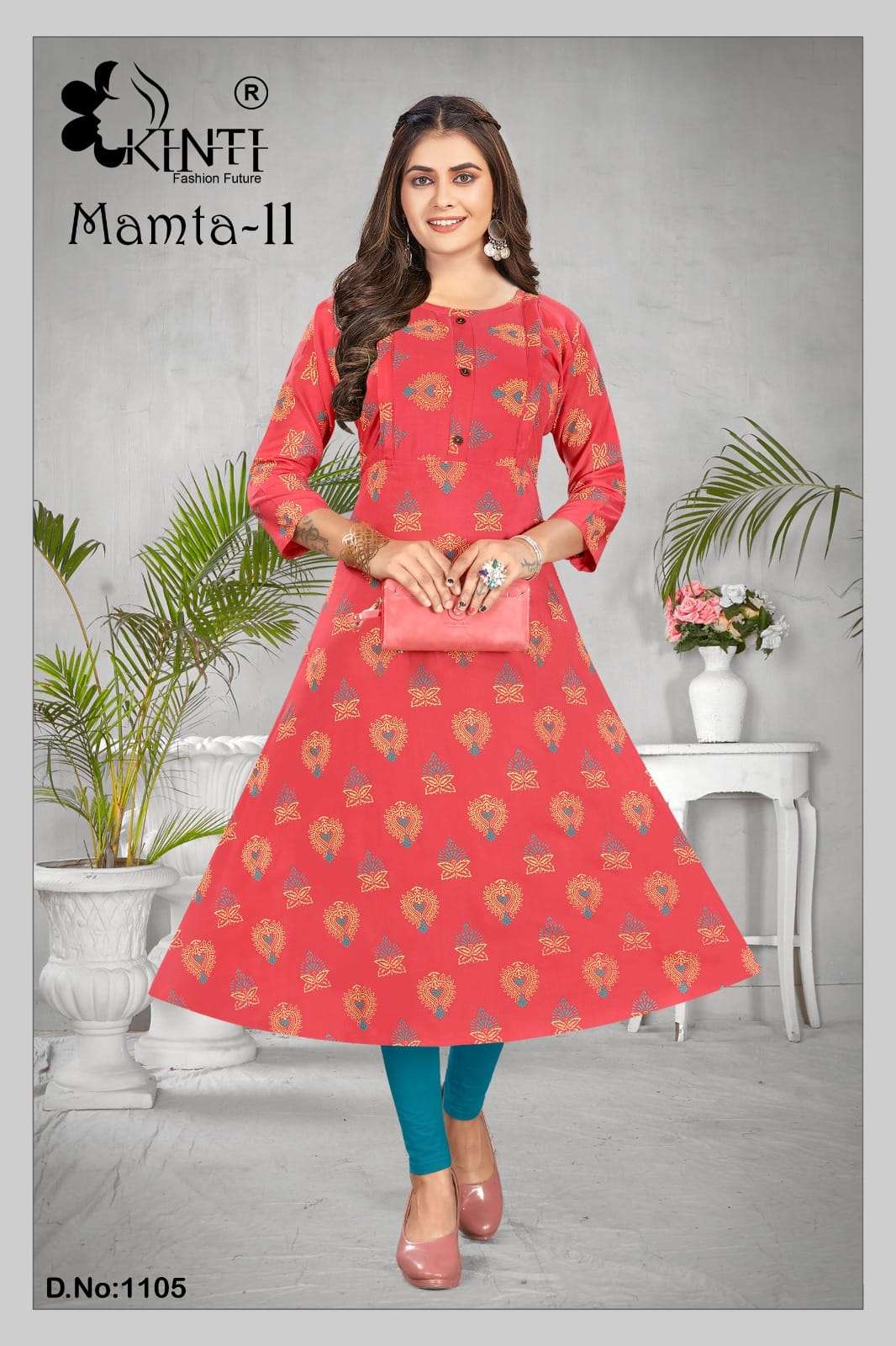 Mamta Vol-11 By Kinti 1101 To 1108 Series Designer Stylish Fancy Colorful Beautiful Party Wear & Ethnic Wear Collection Rayon Print Kurtis At Wholesale Price